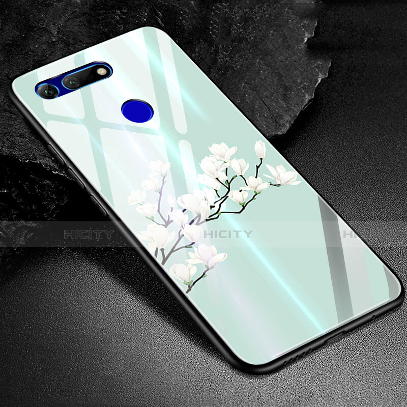 Coque Contour Silicone et Vitre Motif Fantaisie Miroir Etui Housse K02 pour Huawei Honor View 20 Plus