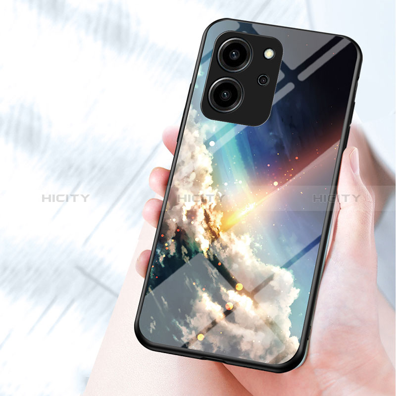 Coque Contour Silicone et Vitre Motif Fantaisie Miroir Etui Housse LS1 pour Huawei Honor 80 SE 5G Plus