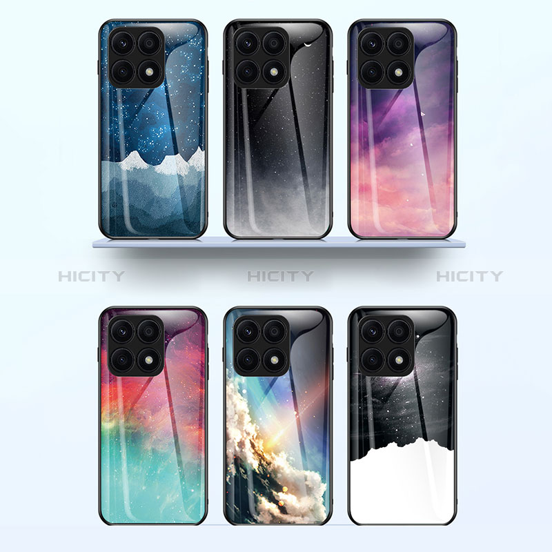 Coque Contour Silicone et Vitre Motif Fantaisie Miroir Etui Housse LS1 pour Huawei Honor X6 5G Plus