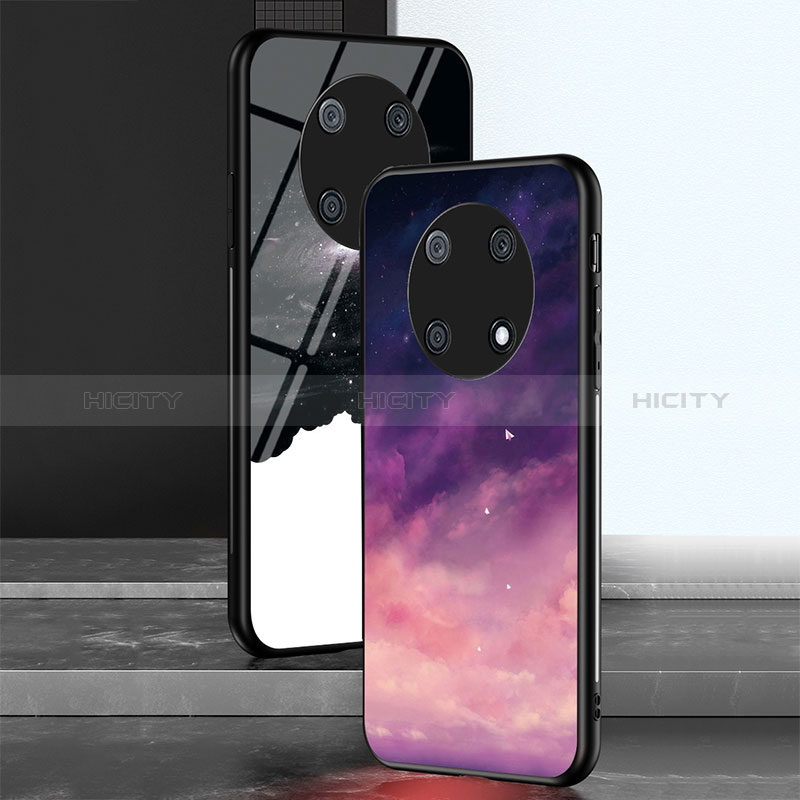 Coque Contour Silicone et Vitre Motif Fantaisie Miroir Etui Housse LS1 pour Huawei Nova Y90 Plus