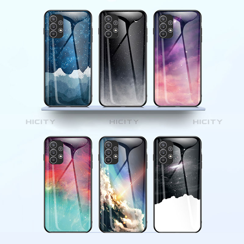 Coque Contour Silicone et Vitre Motif Fantaisie Miroir Etui Housse LS1 pour Samsung Galaxy A23 5G Plus