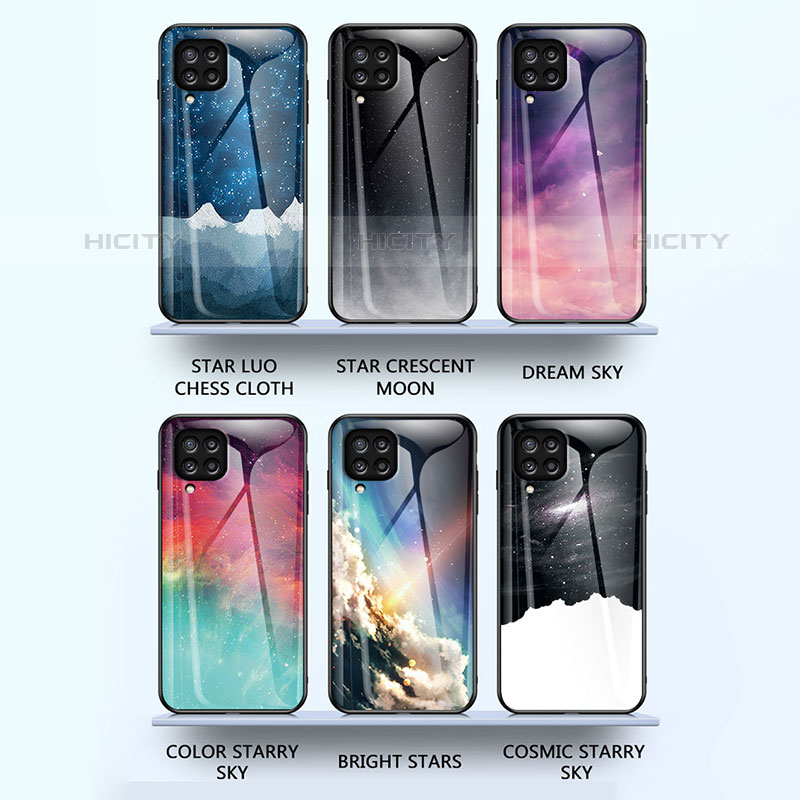 Coque Contour Silicone et Vitre Motif Fantaisie Miroir Etui Housse LS1 pour Samsung Galaxy M32 4G Plus