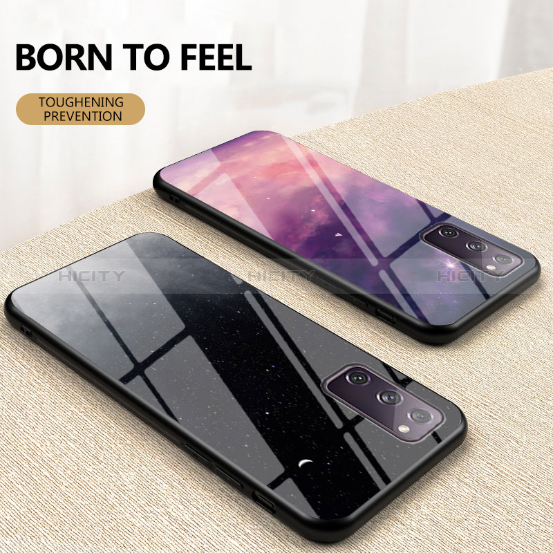 Coque Contour Silicone et Vitre Motif Fantaisie Miroir Etui Housse LS1 pour Samsung Galaxy S20 FE 4G Plus