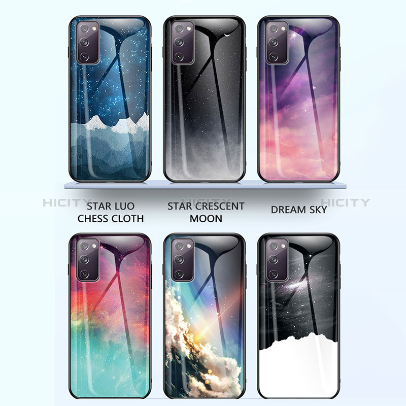 Coque Contour Silicone et Vitre Motif Fantaisie Miroir Etui Housse LS1 pour Samsung Galaxy S20 Lite 5G Plus