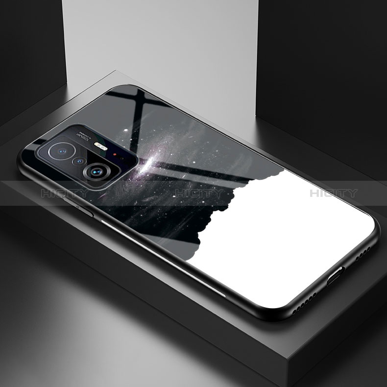 Coque Contour Silicone et Vitre Motif Fantaisie Miroir Etui Housse LS1 pour Xiaomi Mi 11T Pro 5G Plus