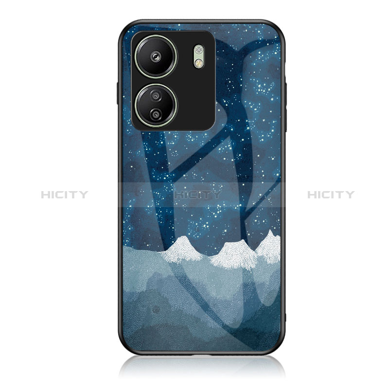 Coque Contour Silicone et Vitre Motif Fantaisie Miroir Etui Housse LS1 pour Xiaomi Poco C65 Plus