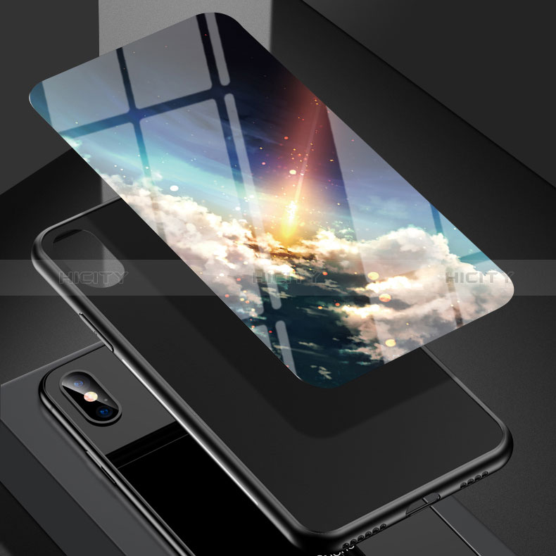 Coque Contour Silicone et Vitre Motif Fantaisie Miroir Etui Housse LS1 pour Xiaomi Redmi 9C NFC Plus
