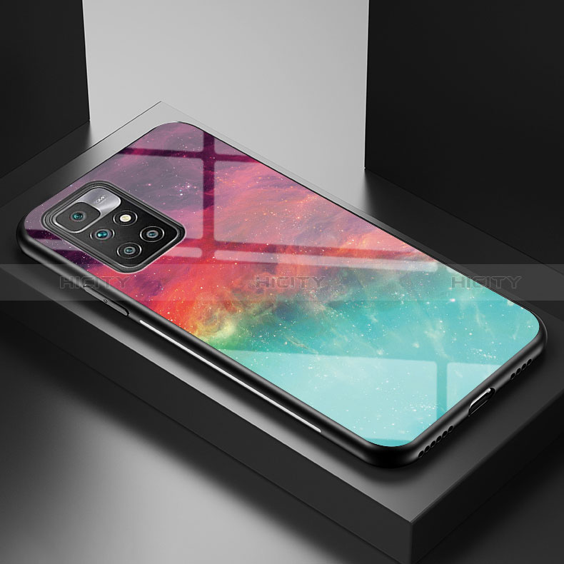 Coque Contour Silicone et Vitre Motif Fantaisie Miroir Etui Housse LS1 pour Xiaomi Redmi Note 11 4G (2021) Plus