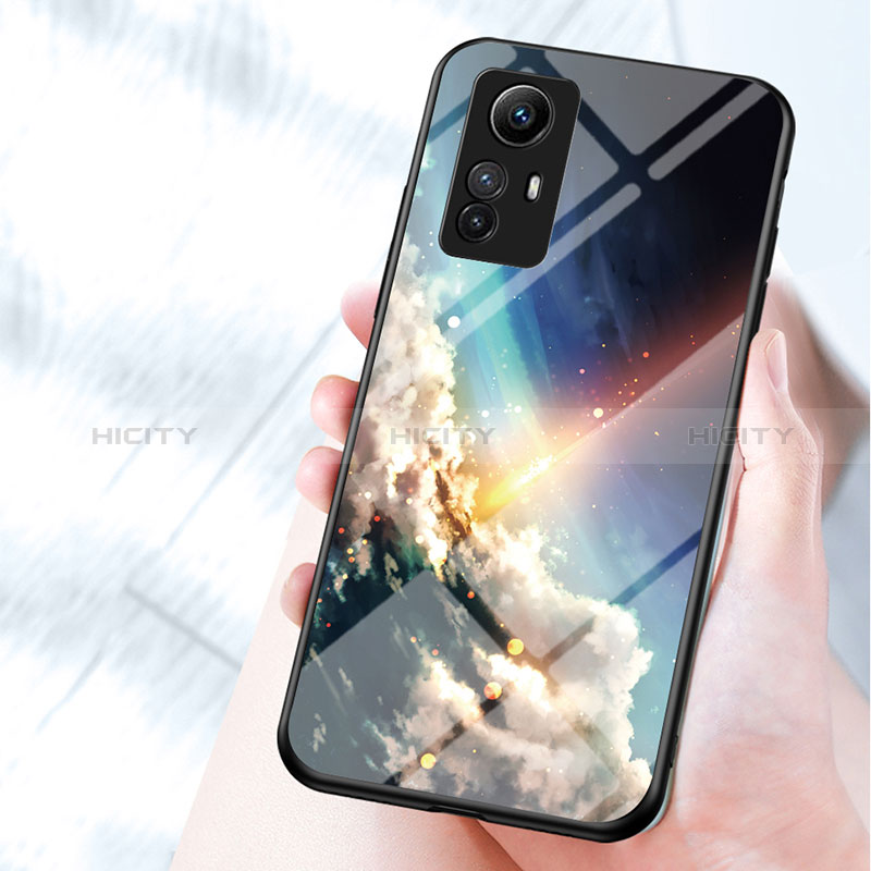 Coque Contour Silicone et Vitre Motif Fantaisie Miroir Etui Housse LS1 pour Xiaomi Redmi Note 12S Plus