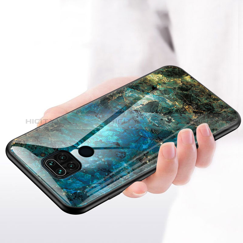 Coque Contour Silicone et Vitre Motif Fantaisie Miroir Etui Housse LS2 pour Xiaomi Redmi 10X 4G Plus