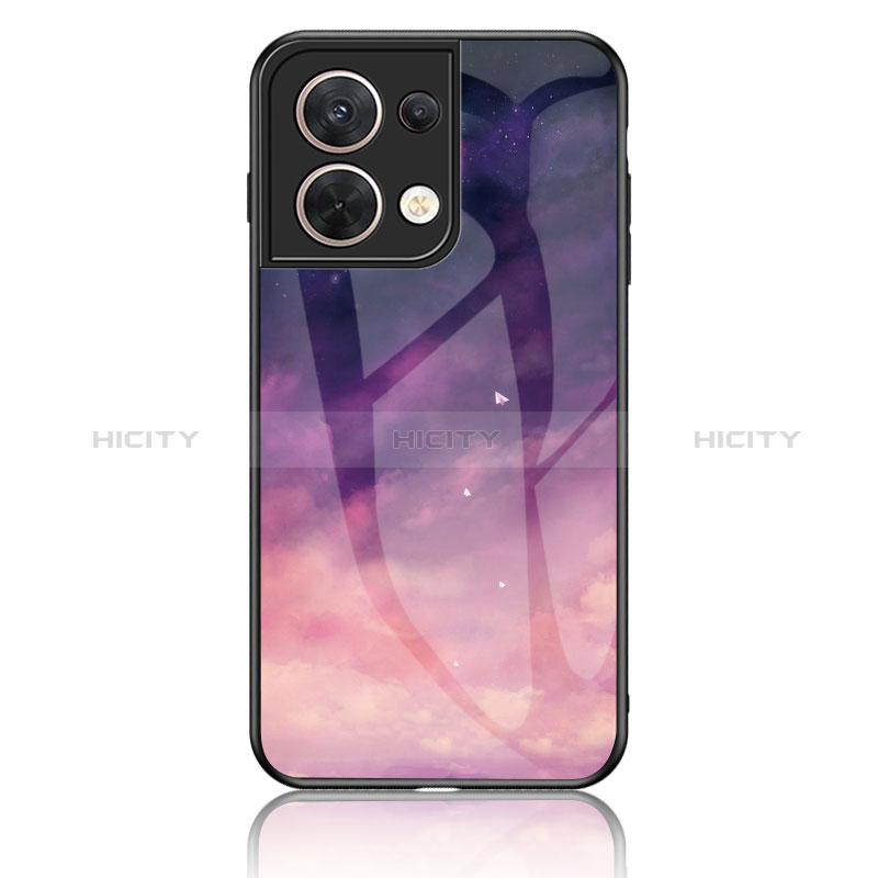 Coque Contour Silicone et Vitre Motif Fantaisie Miroir Etui Housse LS2 pour Xiaomi Redmi Note 13 5G Violet Plus