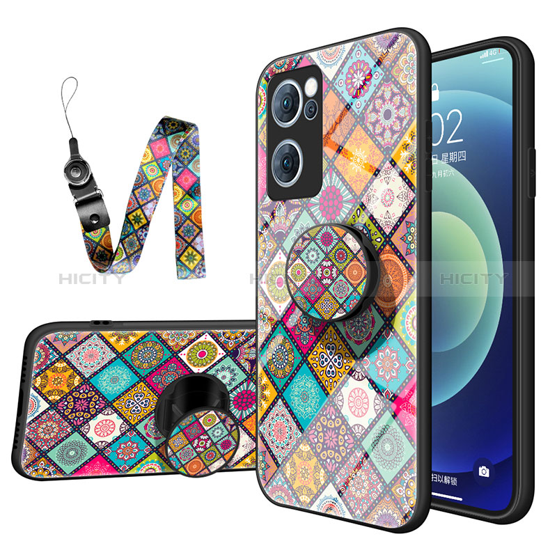 Coque Contour Silicone et Vitre Motif Fantaisie Miroir Etui Housse LS3 pour OnePlus Nord CE 2 5G Plus