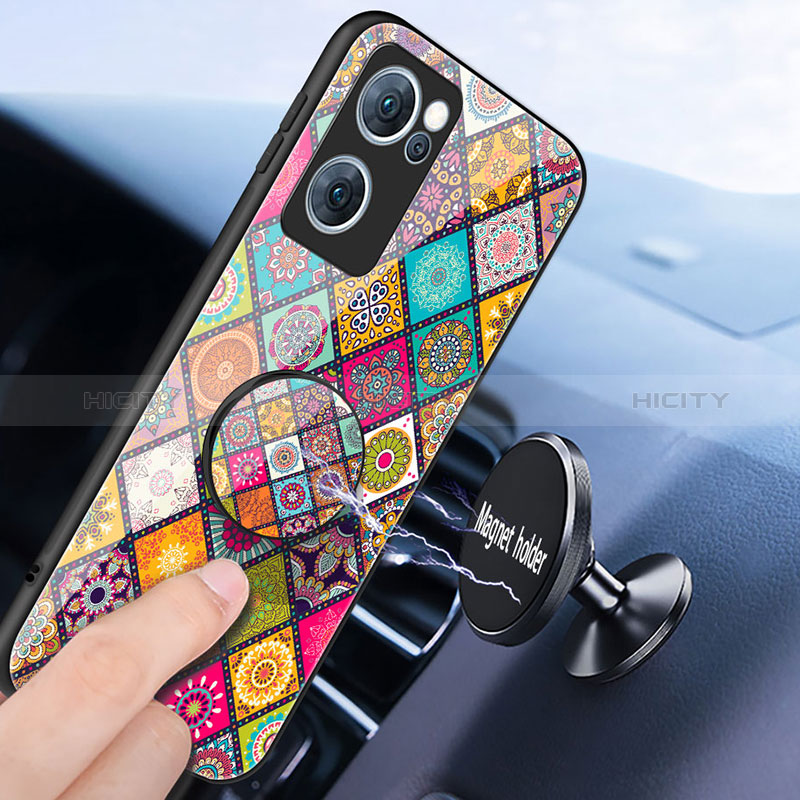 Coque Contour Silicone et Vitre Motif Fantaisie Miroir Etui Housse LS3 pour OnePlus Nord CE 2 5G Plus