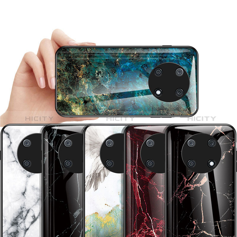 Coque Contour Silicone et Vitre Motif Fantaisie Miroir Etui Housse pour Huawei Enjoy 50 Pro Plus