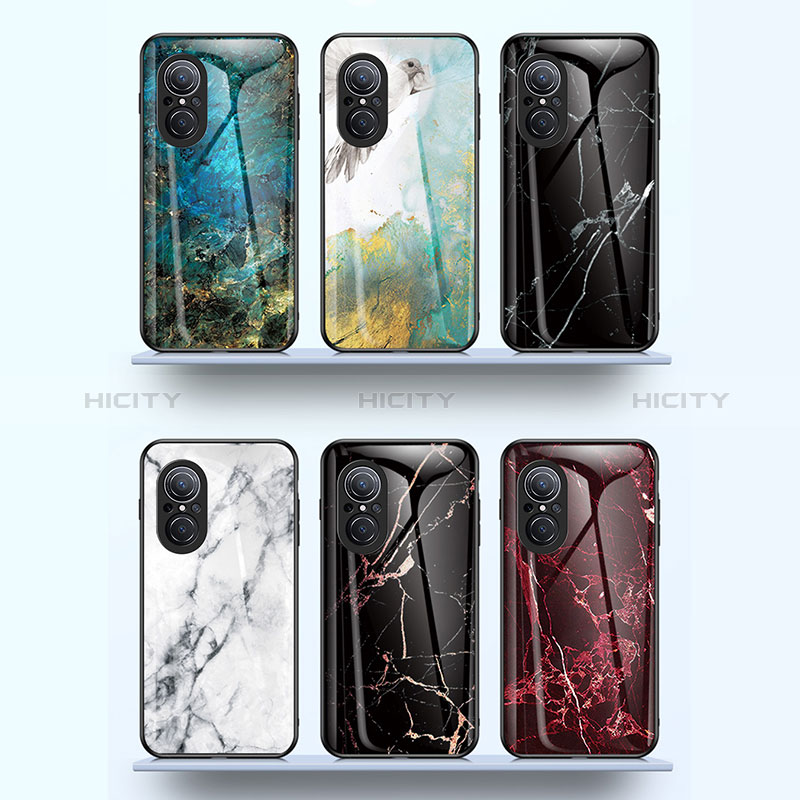 Coque Contour Silicone et Vitre Motif Fantaisie Miroir Etui Housse pour Huawei Honor 50 SE 5G Plus