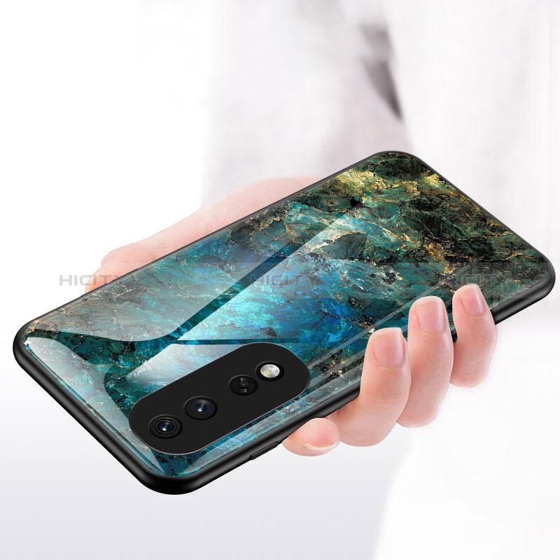 Coque Contour Silicone et Vitre Motif Fantaisie Miroir Etui Housse pour Huawei Honor 80 GT 5G Plus