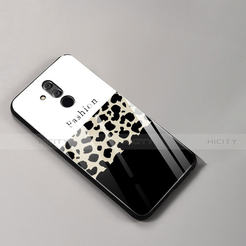 Coque Contour Silicone et Vitre Motif Fantaisie Miroir Etui Housse pour Huawei Mate 20 Lite Colorful Plus