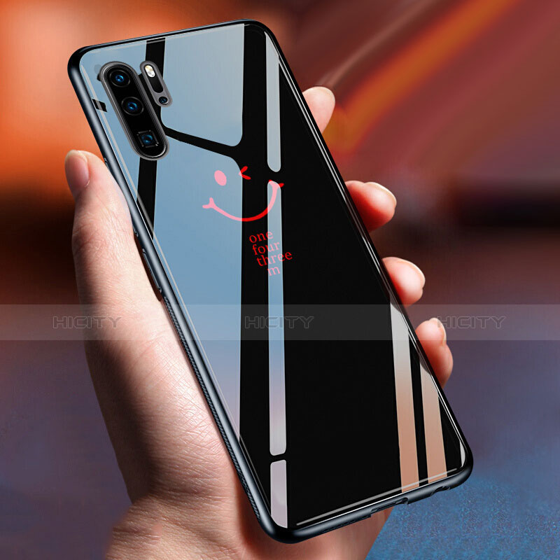 Coque Contour Silicone et Vitre Motif Fantaisie Miroir Etui Housse pour Huawei P30 Pro New Edition Plus