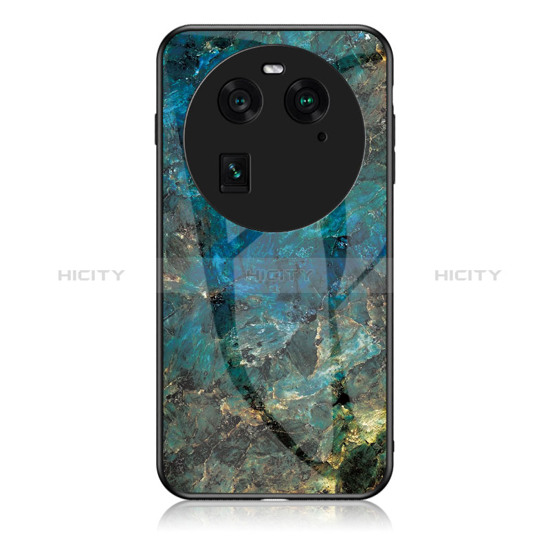 Coque Contour Silicone et Vitre Motif Fantaisie Miroir Etui Housse pour Oppo Find X6 Pro 5G Plus