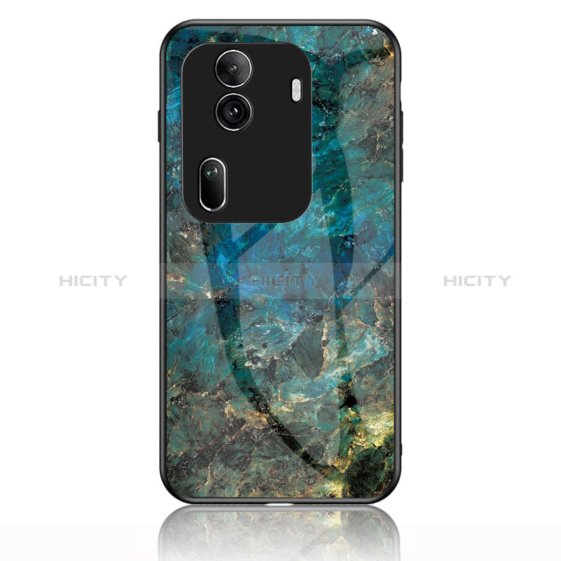 Coque Contour Silicone et Vitre Motif Fantaisie Miroir Etui Housse pour Oppo Reno11 Pro 5G Plus