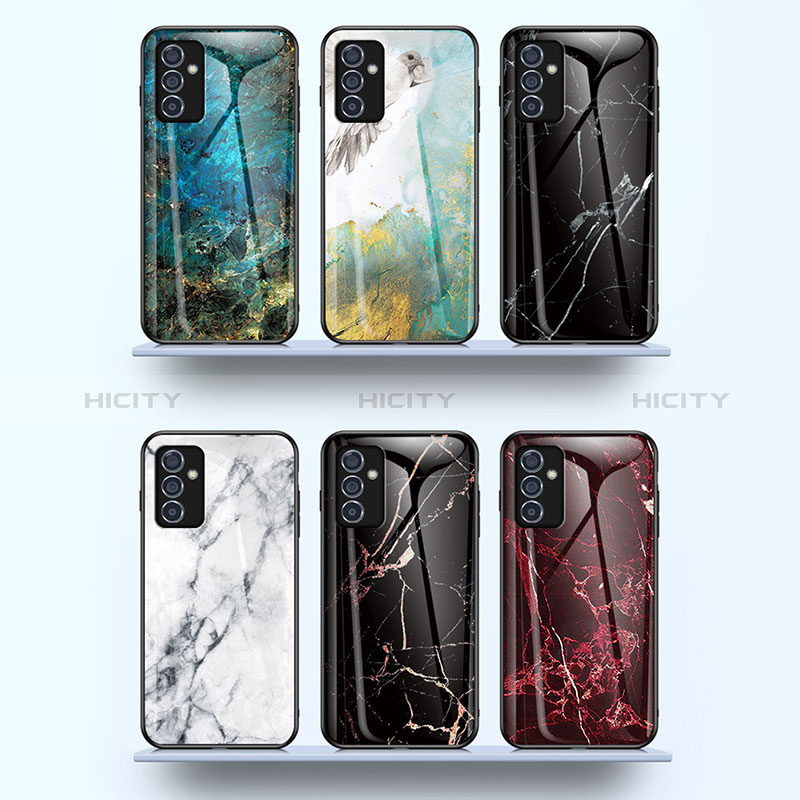 Coque Contour Silicone et Vitre Motif Fantaisie Miroir Etui Housse pour Samsung Galaxy A15 5G Plus