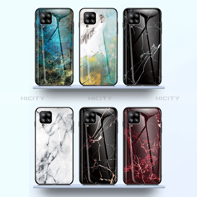 Coque Contour Silicone et Vitre Motif Fantaisie Miroir Etui Housse pour Samsung Galaxy A42 5G Plus