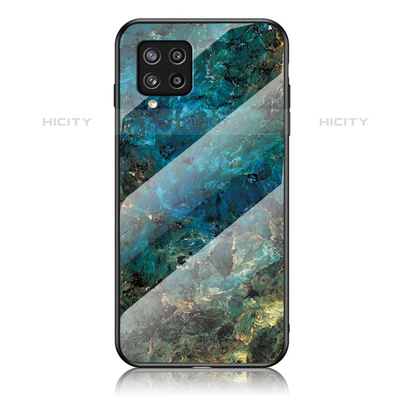 Coque Contour Silicone et Vitre Motif Fantaisie Miroir Etui Housse pour Samsung Galaxy M42 5G Plus