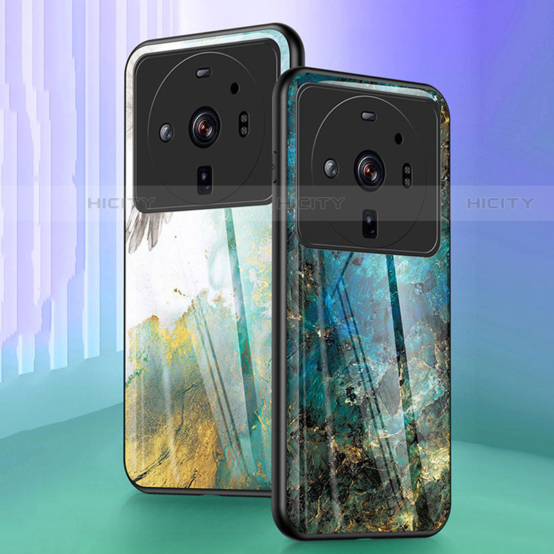 Coque Contour Silicone et Vitre Motif Fantaisie Miroir Etui Housse pour Xiaomi Mi 12 Ultra 5G Plus