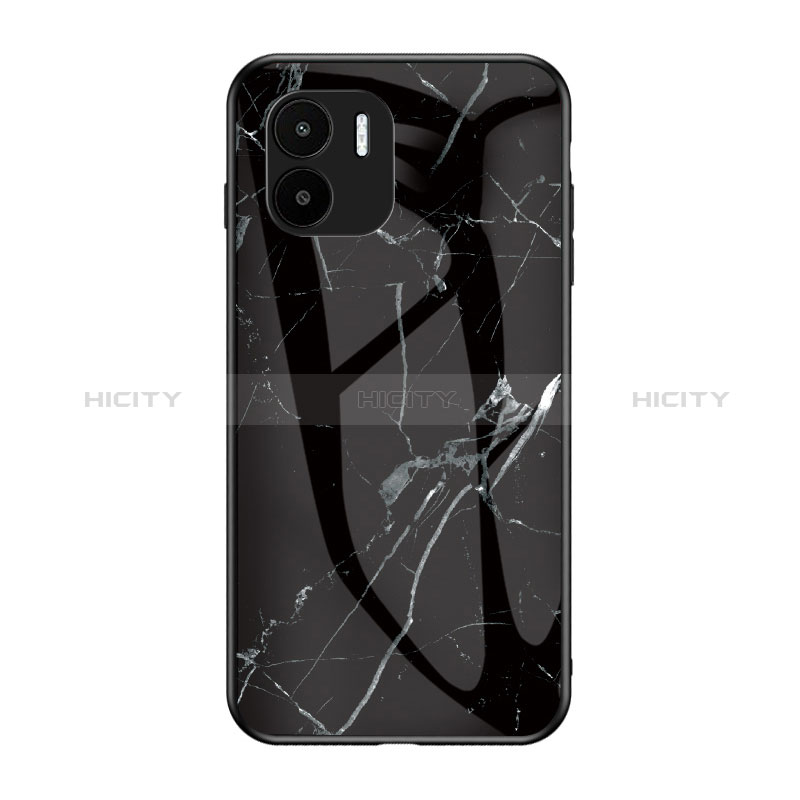 Coque Contour Silicone et Vitre Motif Fantaisie Miroir Etui Housse pour Xiaomi Poco C50 Plus