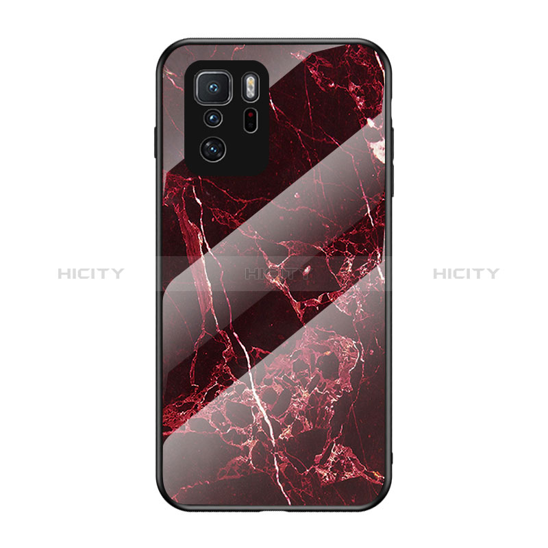 Coque Contour Silicone et Vitre Motif Fantaisie Miroir Etui Housse pour Xiaomi Poco X3 GT 5G Plus