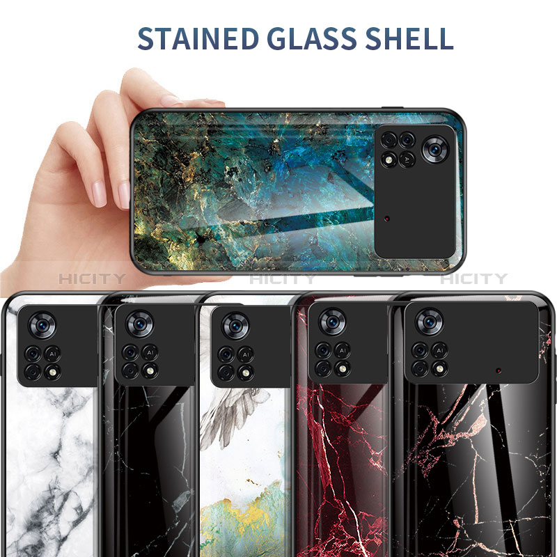 Coque Contour Silicone et Vitre Motif Fantaisie Miroir Etui Housse pour Xiaomi Redmi Note 11E Pro 5G Plus