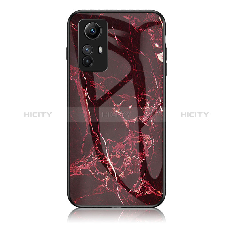 Coque Contour Silicone et Vitre Motif Fantaisie Miroir Etui Housse pour Xiaomi Redmi Note 12S Plus