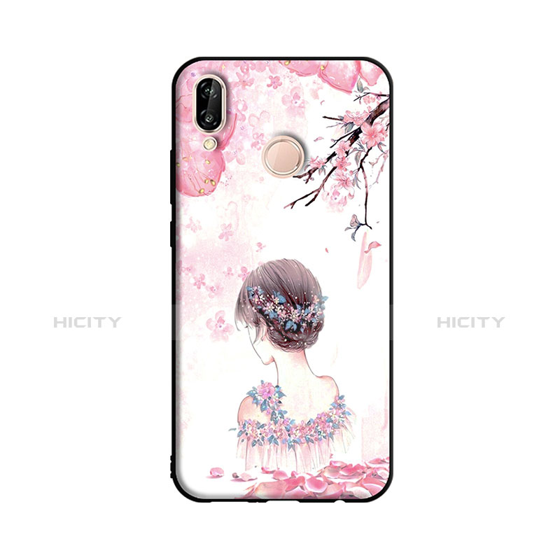 Coque Contour Silicone et Vitre Motif Fantaisie Miroir Etui Housse S01 pour Huawei Honor 10 Lite Rose Plus