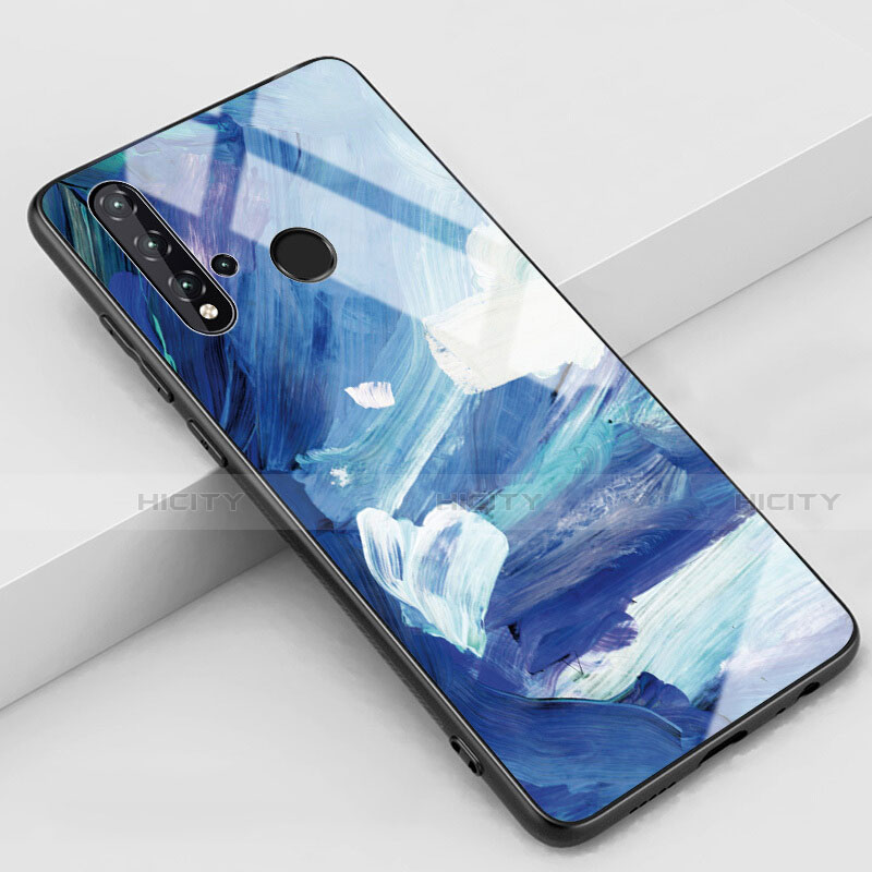 Coque Contour Silicone et Vitre Motif Fantaisie Miroir Etui Housse S01 pour Huawei P20 Lite (2019) Plus