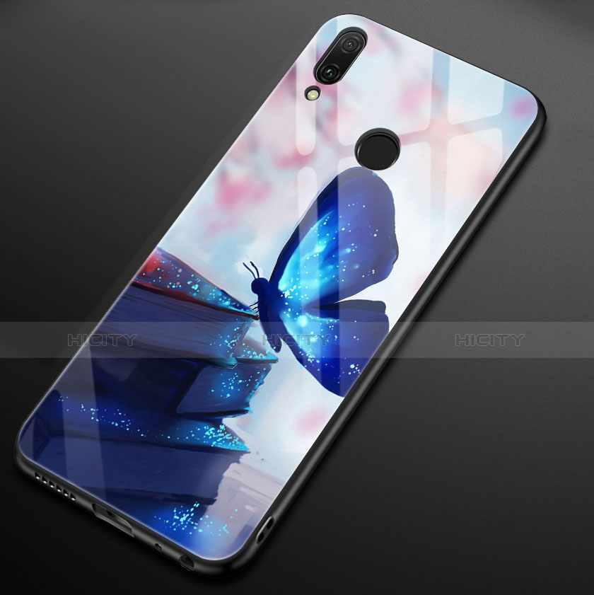 Coque Contour Silicone et Vitre Motif Fantaisie Miroir Etui Housse S02 pour Huawei Honor 10 Lite Plus