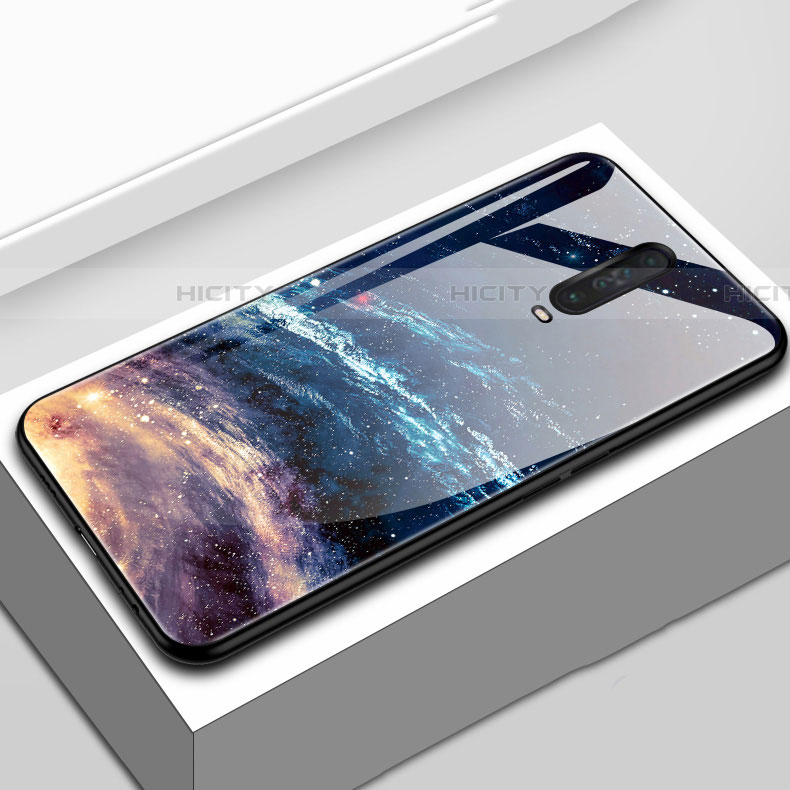 Coque Contour Silicone et Vitre Motif Fantaisie Miroir Etui Housse S02 pour Xiaomi Poco X2 Plus