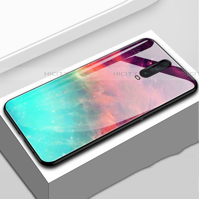 Coque Contour Silicone et Vitre Motif Fantaisie Miroir Etui Housse S02 pour Xiaomi Redmi K30 4G Plus