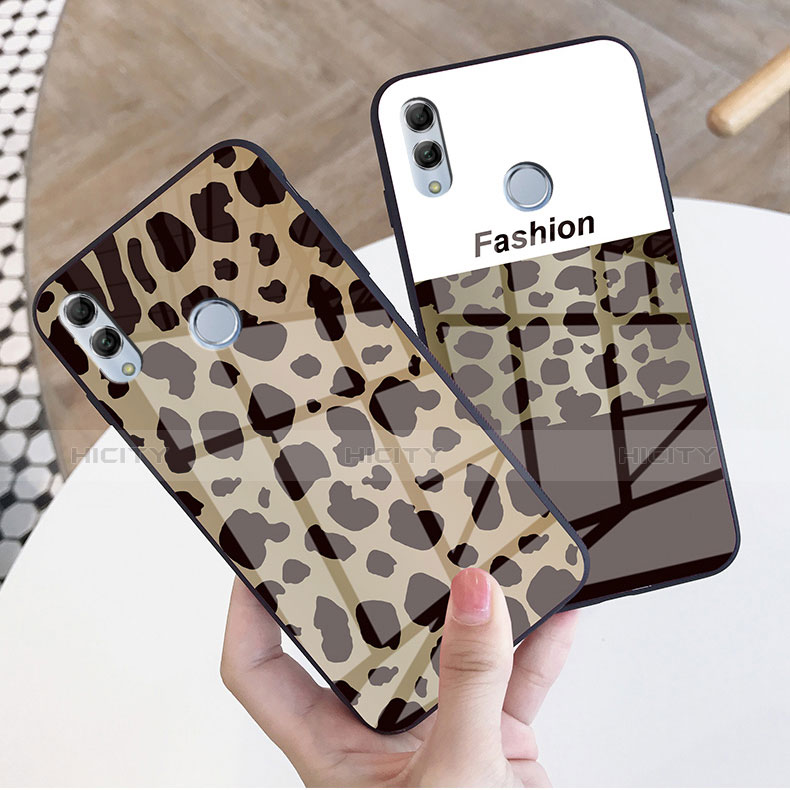 Coque Contour Silicone et Vitre Motif Fantaisie Miroir Etui Housse S03 pour Huawei Honor 10 Lite Plus