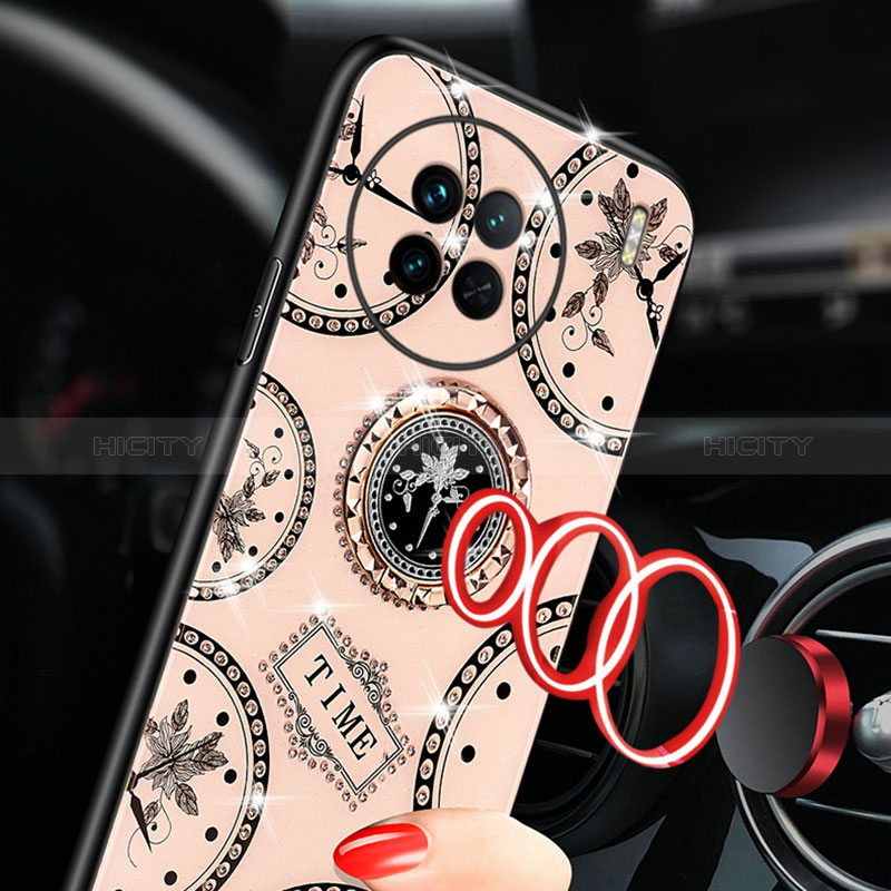 Coque Contour Silicone et Vitre Motif Fantaisie Miroir Etui Housse TB1 pour Vivo X90 Pro 5G Plus