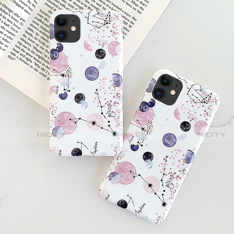 Coque Contour Silicone et Vitre Motif Fantaisie Miroir pour Apple iPhone 11 Mixte Plus