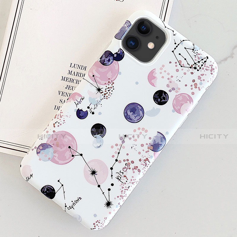 Coque Contour Silicone et Vitre Motif Fantaisie Miroir pour Apple iPhone 11 Mixte Plus