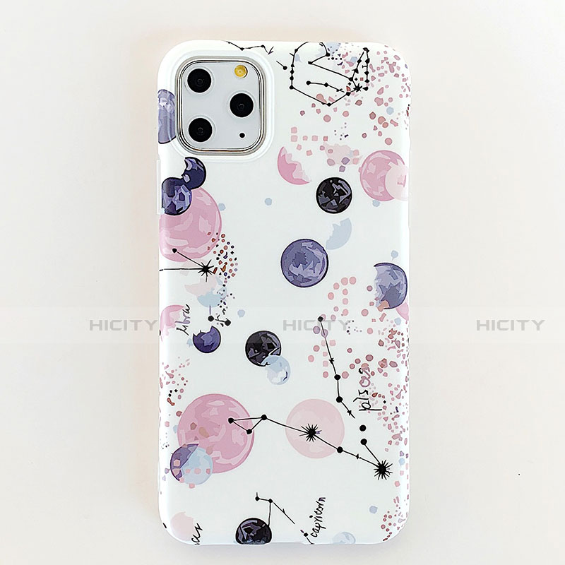 Coque Contour Silicone et Vitre Motif Fantaisie Miroir pour Apple iPhone 11 Pro Mixte Plus