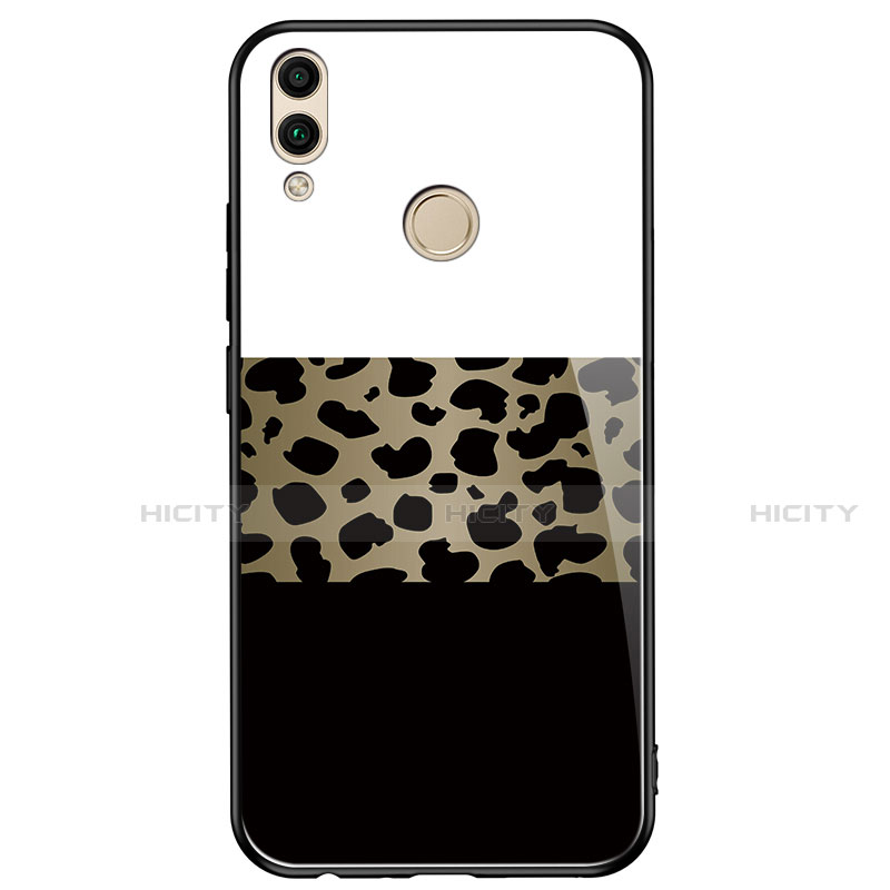 Coque Contour Silicone et Vitre Motif Fantaisie Miroir pour Huawei Honor View 10 Lite Noir Plus