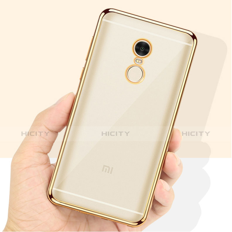 Coque Contour Silicone et Vitre Transparente Mat pour Xiaomi Redmi Note 4X High Edition Or Plus