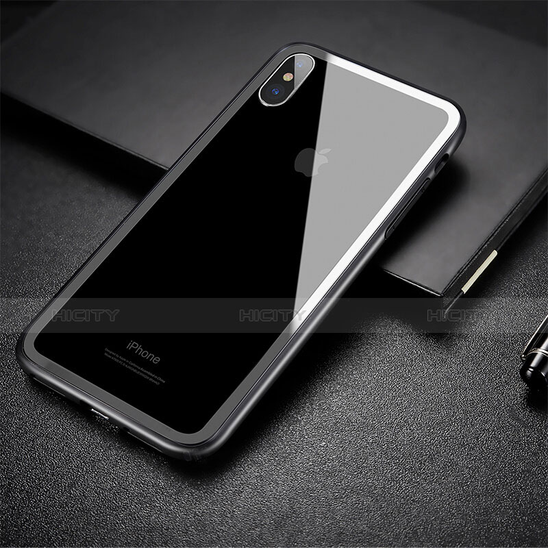 Coque Contour Silicone Gel pour Apple iPhone X Noir Plus