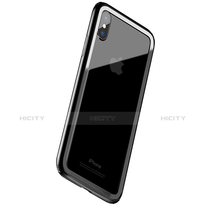 Coque Contour Silicone Gel pour Apple iPhone Xs Noir Plus