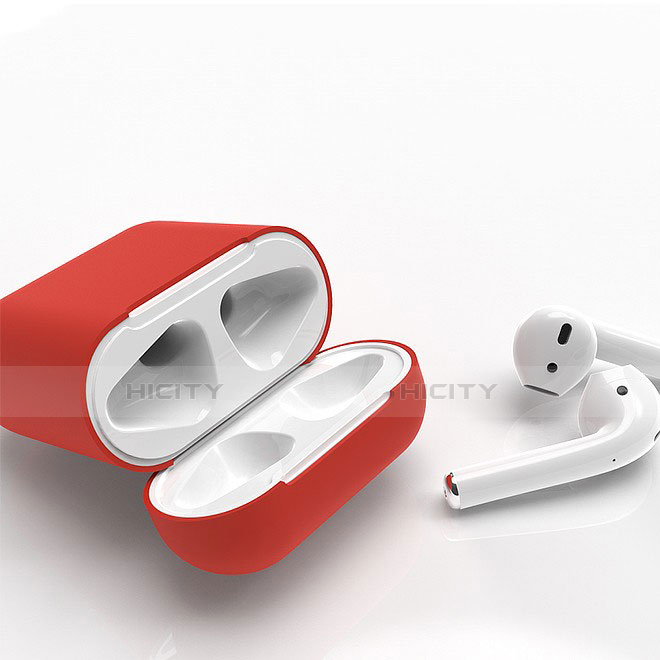 Coque de Protection en Silicone avec Mousqueton pour Boitier de Charge de Airpods C01 Plus