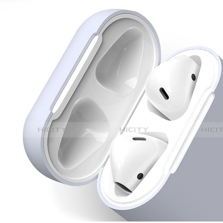 Coque de Protection en Silicone avec Mousqueton pour Boitier de Charge de Airpods C01 Plus