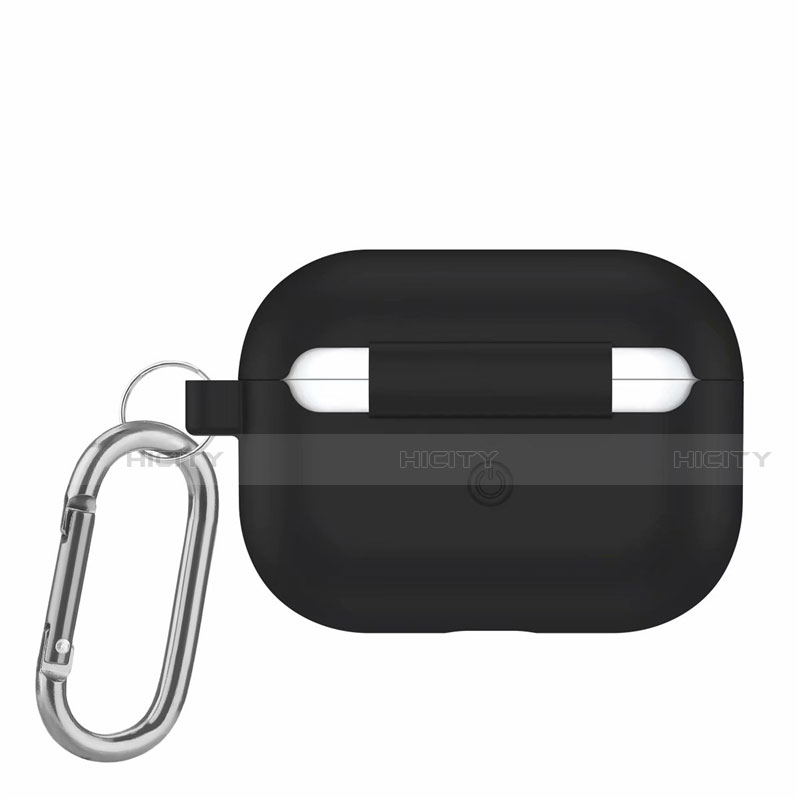 Coque de Protection en Silicone avec Mousqueton pour Boitier de Charge de AirPods Pro Plus