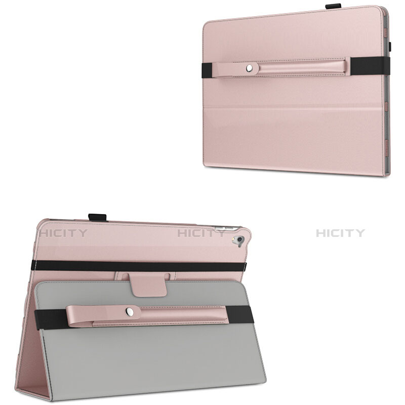 Coque en Cuir Protection Sac Pochette Elastique Douille de Poche Detachable pour Apple Pencil Apple iPad Pro 9.7 Or Rose Plus